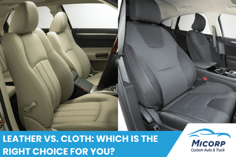 Leather vs. Cloth: Which Is the Right Choice for You?