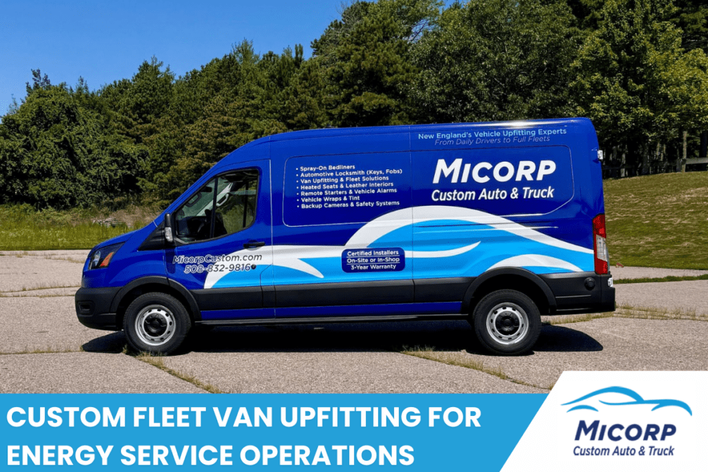 Custom Fleet Van Upfitting for Energy Service Operations