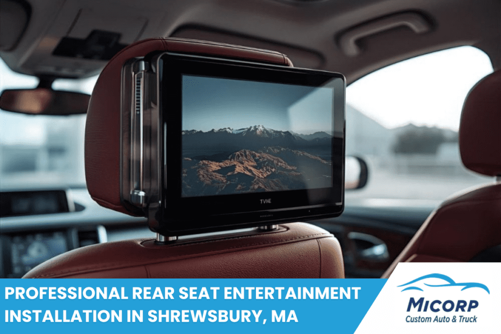 Professional Rear Seat Entertainment Installation In Shrewsbury, MA